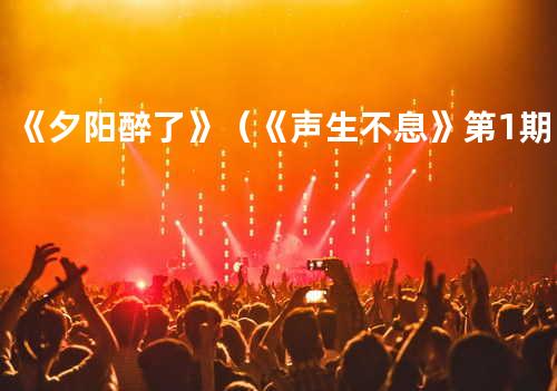 《夕阳醉了》(《声生不息》第1期)