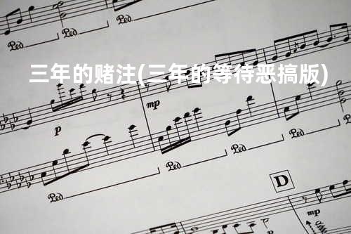 三年的赌注 (三年的等待恶搞版)