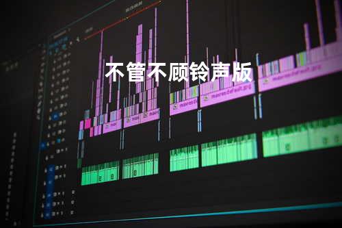 不管不顾 铃声版