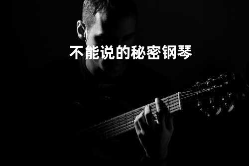 不能说的秘密--钢琴