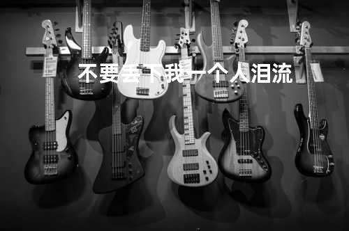 不要丢下我一个人泪流