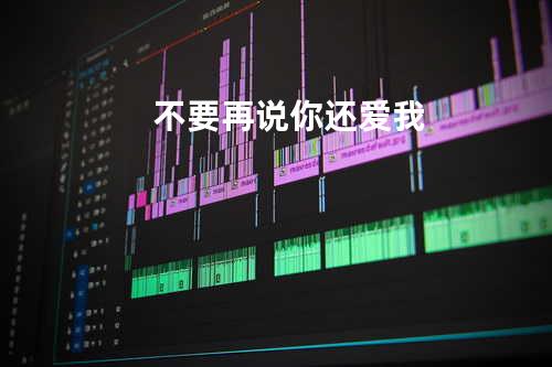 不要再说你还爱我