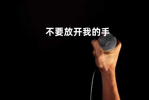 不要放开我的手