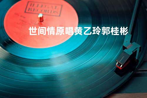 世间情 原唱:黄乙玲.郭桂彬