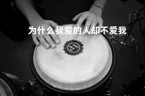为什么我爱的人却不爱我