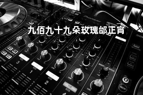 九佰九十九朵玫瑰 - 邰正宵