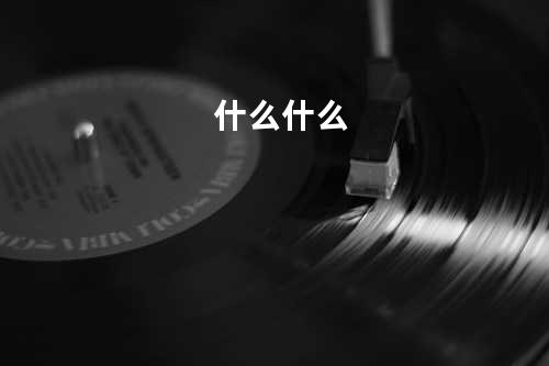 什么 什么