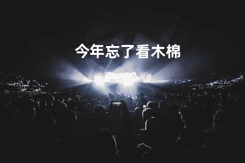 今年忘了看木棉