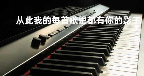 从此我的每首歌里都有你的影子