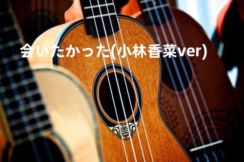 会いたかった(小林香菜ver.)