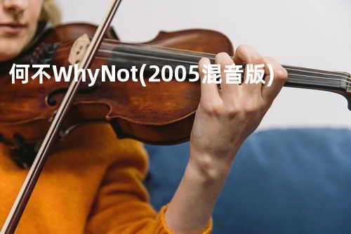 何不Why Not (2005混音版)
