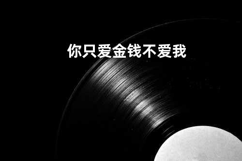 你只爱金钱不爱我