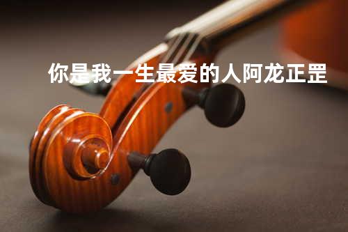 你是我一生最爱的人 - 阿龙正罡