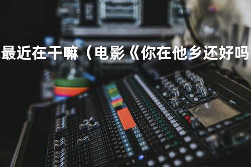 你最近在干嘛(电影《你在他乡还好吗》主题歌)