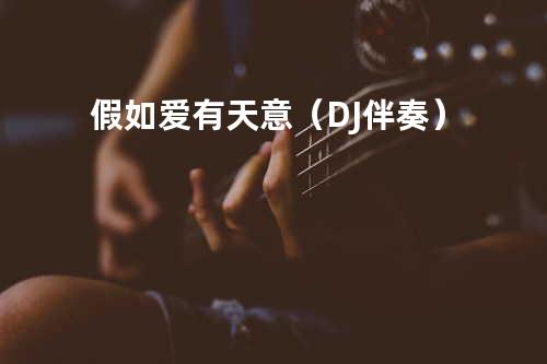 假如爱有天意(DJ伴奏)