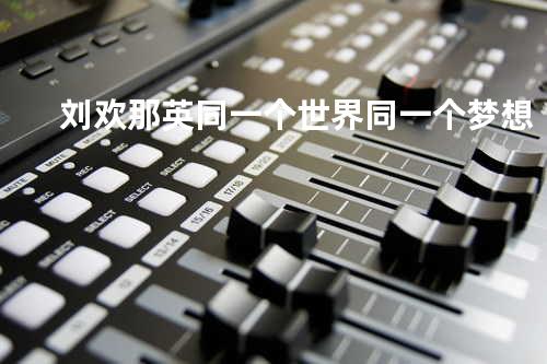 刘欢&那英 - 同一个世界同一个梦想