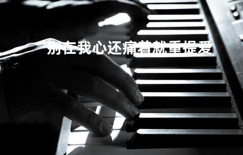 别在我心还痛着就重提爱