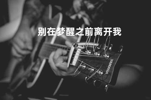 别在梦醒之前离开我