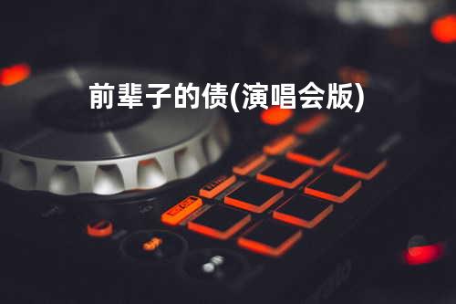 前辈子的债(演唱会版)
