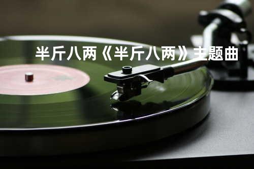 半斤八两 《半斤八两》主题曲