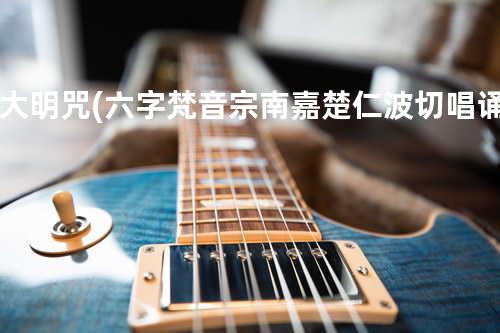 大明咒(六字梵音 宗南嘉楚仁波切唱诵)