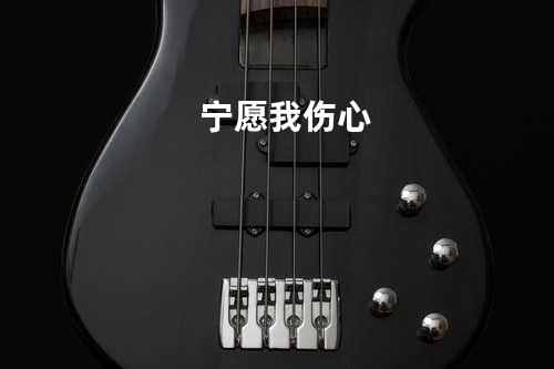 宁愿我伤心