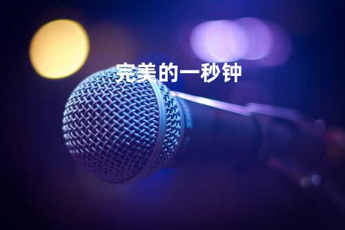 完美的一秒钟