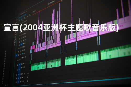 宣言 (2004亚洲杯主题歌音乐版)