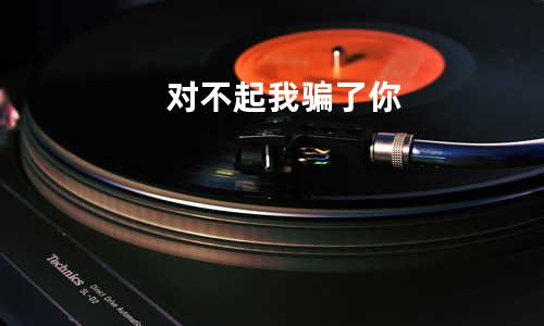 对不起我骗了你