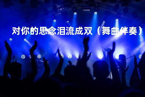 对你的思念泪流成双(舞曲伴奏)