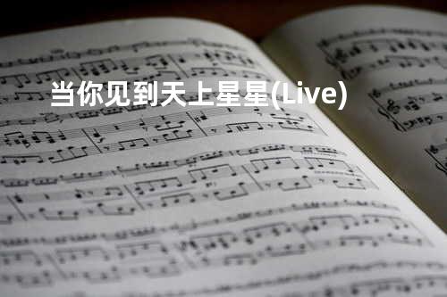 当你见到天上星星(Live)