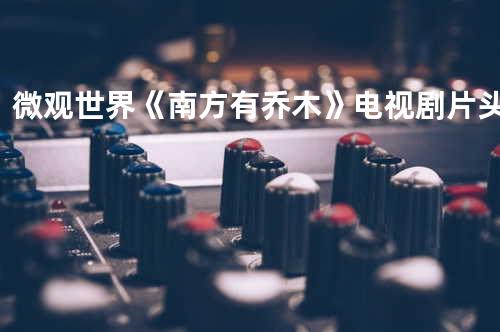 微观世界《南方有乔木》电视剧片头曲