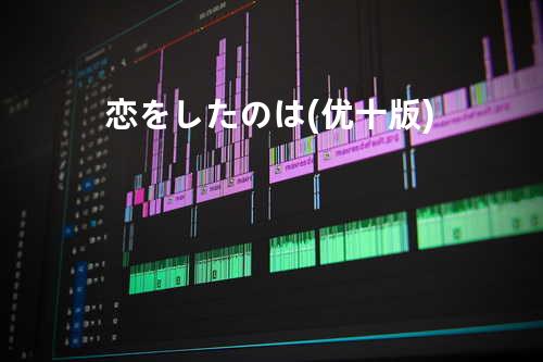 恋をしたのは(优十版)