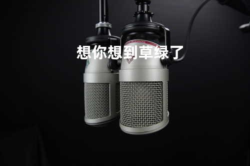想你想到草绿了