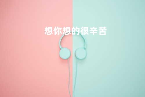 想你想的很辛苦