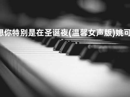 想你特别是在圣诞夜(温馨女声版) - 姚可儿