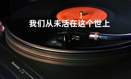 我们从未活在这个世上