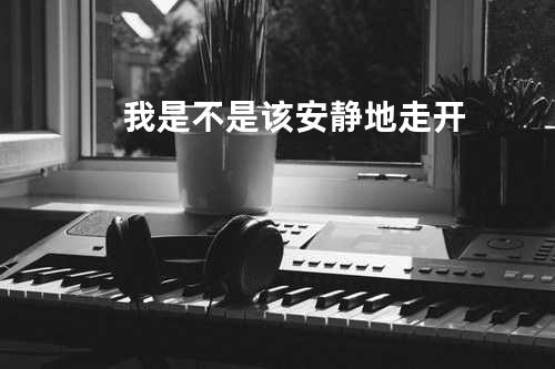 我是不是该安静地走开