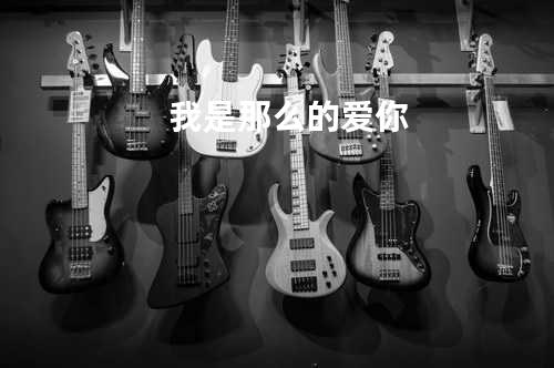 我是那么的爱你