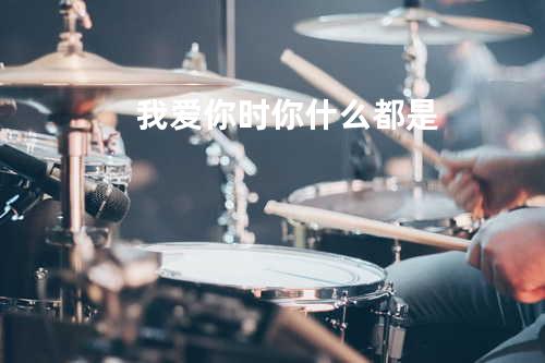 我爱你时你什么都是