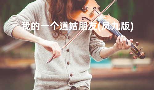我的一个道姑朋友(凤九版)