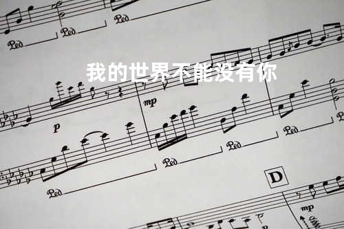 我的世界不能没有你
