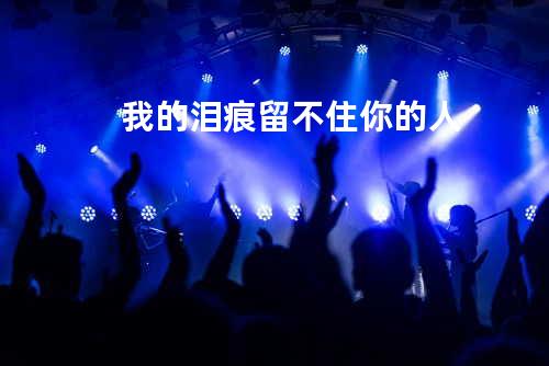 我的泪痕留不住你的人