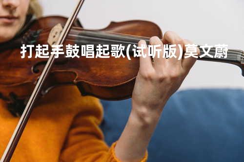 打起手鼓唱起歌(试听版) - 莫文蔚