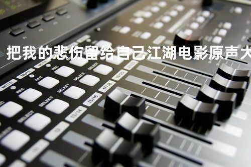 把我的悲伤留给自己 - 江湖 电影原声大碟