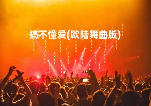 搞不懂爱 (欧陆舞曲版)