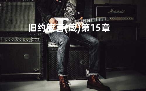 旧约箴言(箴)第15章