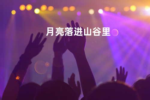 月亮落进山谷里