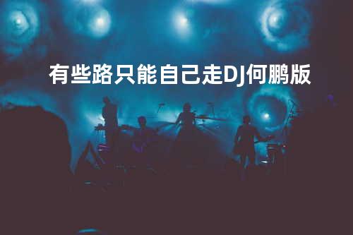 有些路只能自己走DJ何鹏版