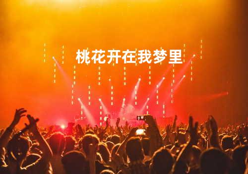 桃花开在我梦里